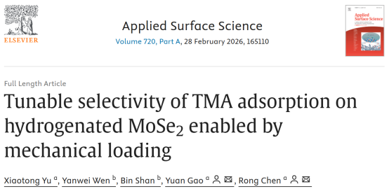 Appl. Surf. Sci. | 执其“力”而控其“微”，应变工程实现原子层沉积的可调控选择性